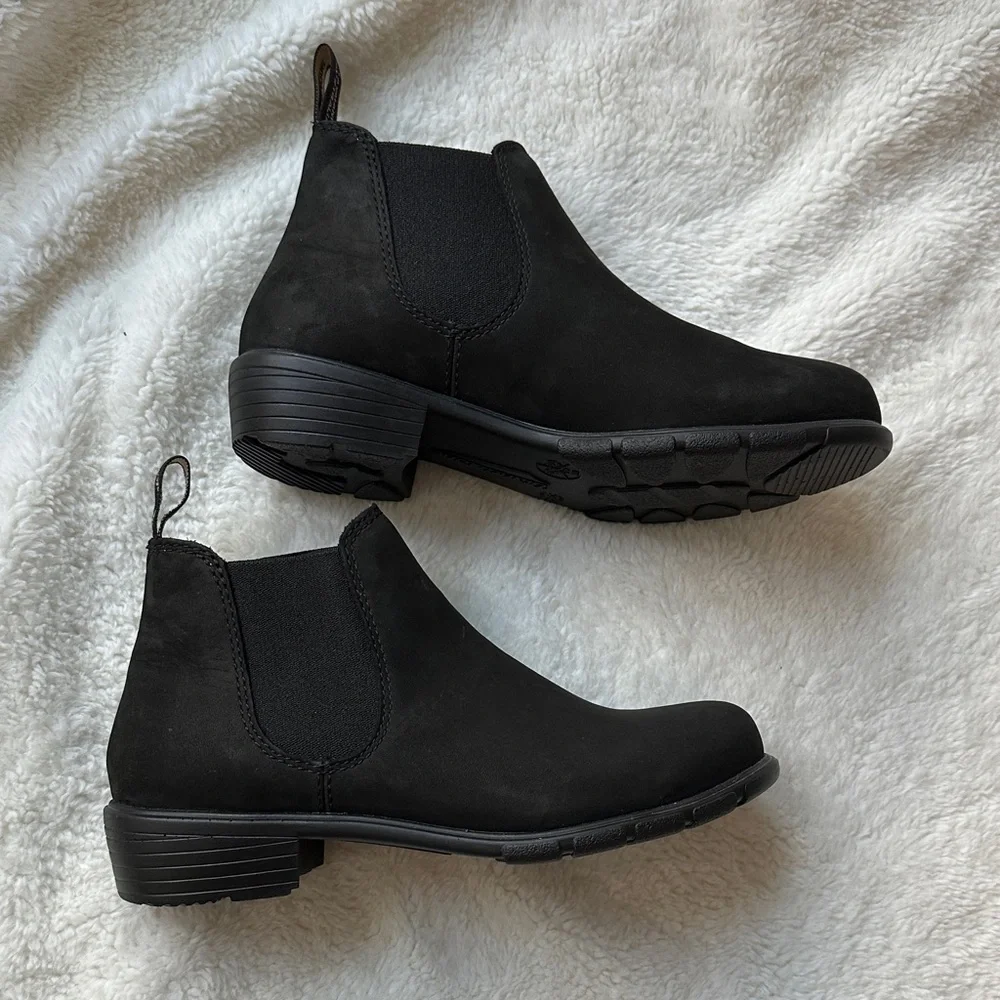 Blundstone Classic Black Leather Ankle Boots Size 7.5 US Women's - Picture 5 of 8